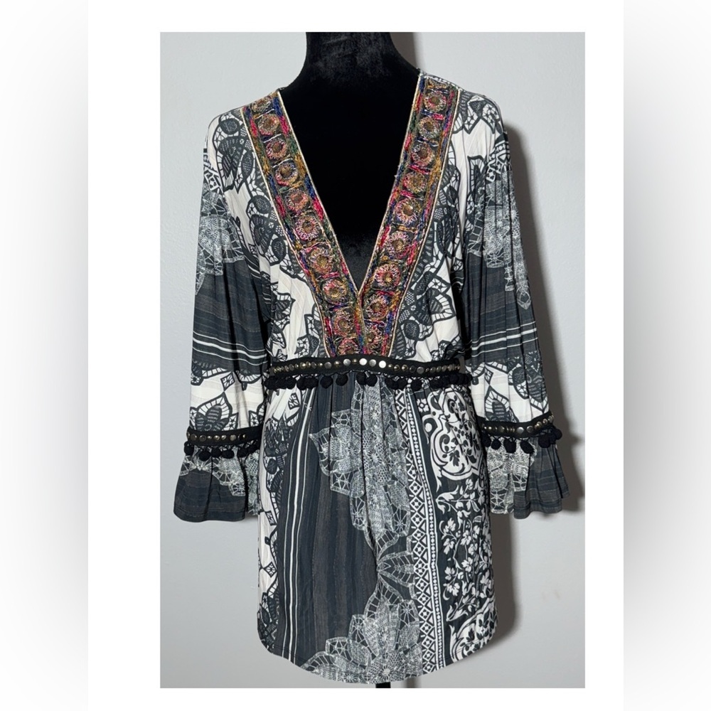 Joanna Hope Boho Top Sz 18 Excellent Condition